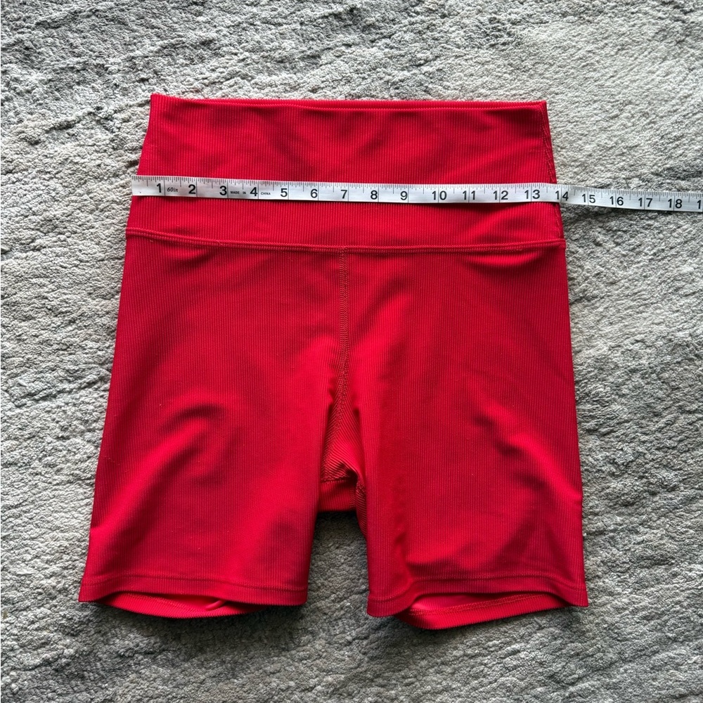 Beach Riot High Rise Ribbed Bike Shorts | L - Picture 5 of 8